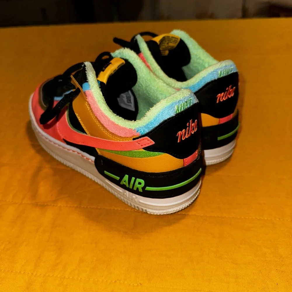 Nike Air Force 1 Multicolor Sneakers - Picture 3 of 7